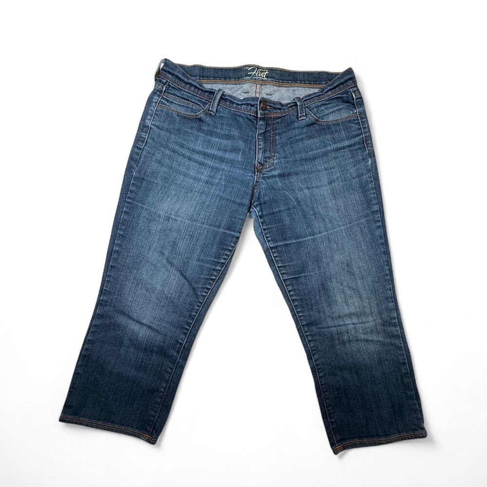 Old Navy The Flirt Capri Cropped Straight Leg Stretch Jeans Women's 10